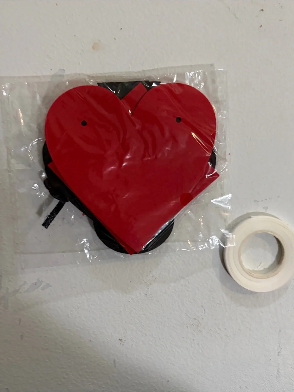 Red and Black Card Party Decoration Set